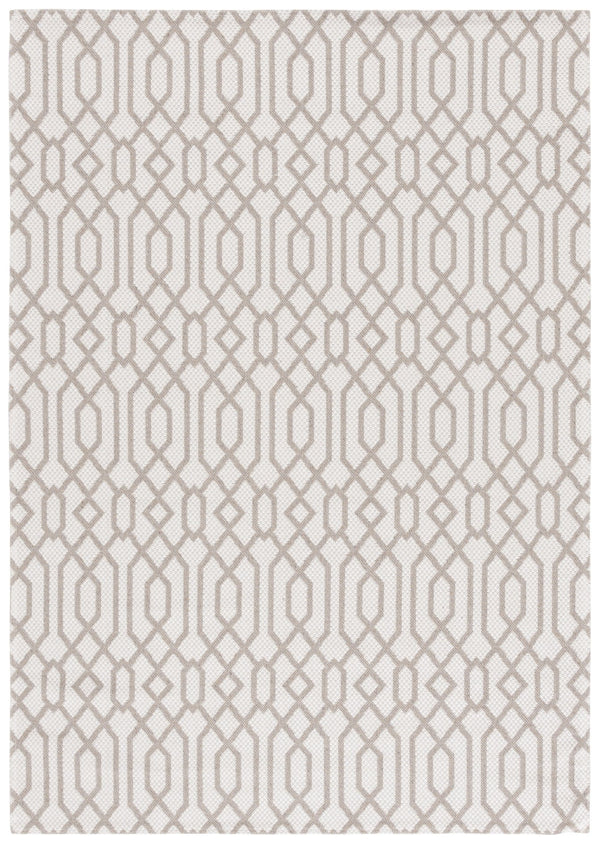 Safavieh Martha Stewart Cotton Area Rug - Elegant Turkish Craftsmanship In Cozy Taupe And Cream Design Taupe ,Cream 100% Cotton Msr421e-9
