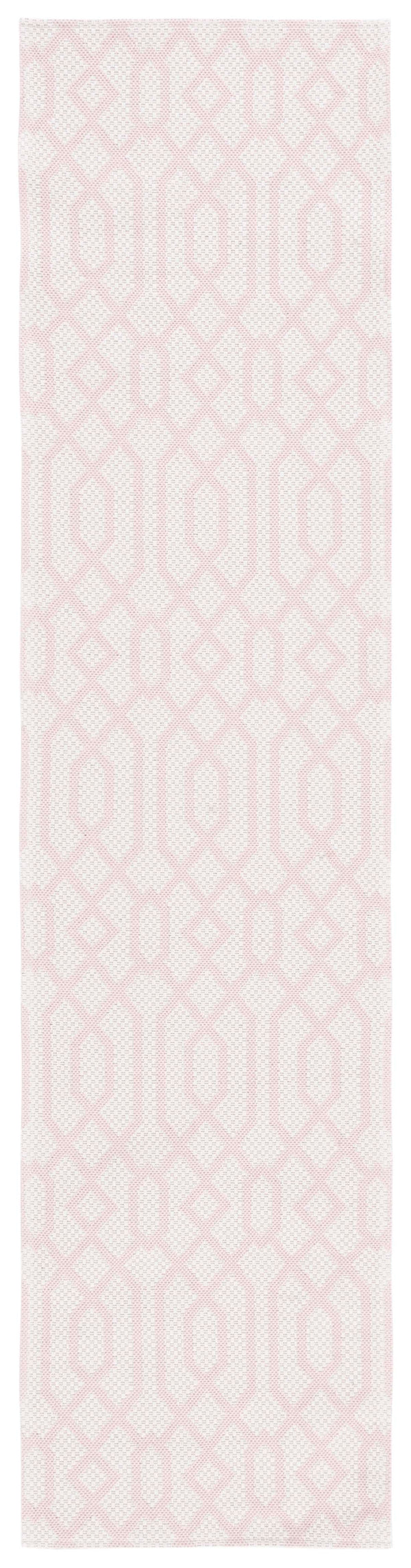 Safavieh Martha Stewart Cotton Area Rug - Elegant Turkish Craftsmanship In Cozy Taupe And Cream Design Pink ,Ivory 100% Cotton Msr421u-8