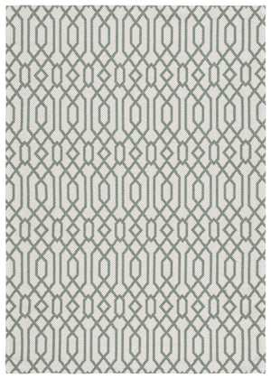 Safavieh Martha Stewart Cotton Area Rug - Elegant Turkish Craftsmanship In Cozy Taupe And Cream Design Green ,Ivory 100% Cotton Msr421y-2745