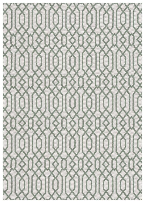 Safavieh Martha Stewart Cotton Area Rug - Elegant Turkish Craftsmanship In Cozy Taupe And Cream Design Green ,Ivory 100% Cotton Msr421y-2745
