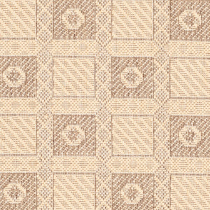 Safavieh Ms 4254-12 Luxurious Area Rug With Elegant Geometric Design For Timeless Home Decor Style Creme ,Brown 100%Polypropylene Msr4254-12-4