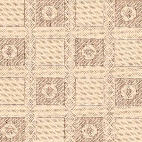 Safavieh Ms 4254-12 Luxurious Area Rug With Elegant Geometric Design For Timeless Home Decor Style Creme ,Brown 100%Polypropylene Msr4254-12-4