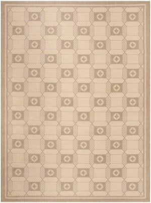 Safavieh Ms 4254-12 Luxurious Area Rug With Elegant Geometric Design For Timeless Home Decor Style Creme ,Brown 100%Polypropylene Msr4254-12-4