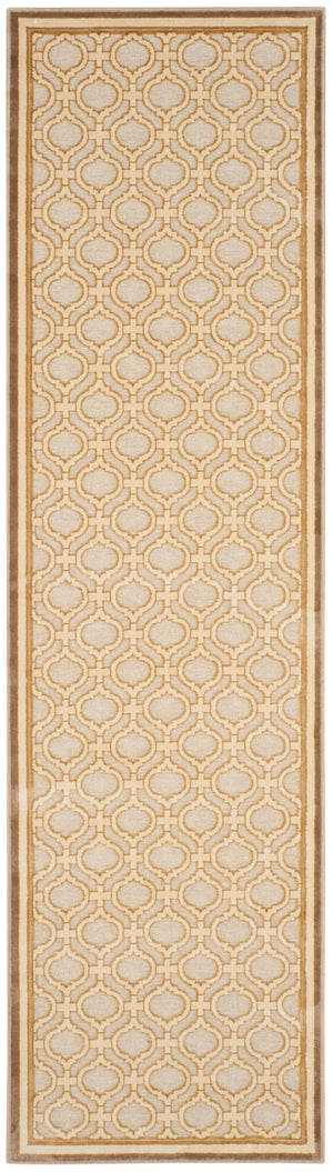 Safavieh Martha Stewart Hand Tufted Rug – Elegant Trellis Design In Luxurious Viscose, Made In Belgium Shortbread Viscose Pile Msr4445l-24