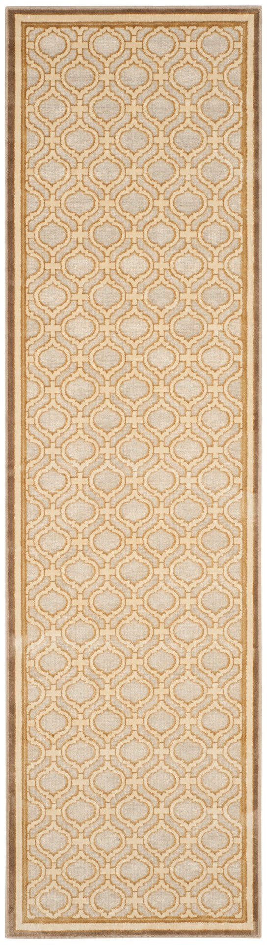 Safavieh Martha Stewart Hand Tufted Rug – Elegant Trellis Design In Luxurious Viscose, Made In Belgium Shortbread Viscose Pile Msr4445l-24