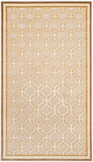 Safavieh Martha Stewart Hand Tufted Rug – Elegant Trellis Design In Luxurious Viscose, Made In Belgium Shortbread Viscose Pile Msr4445l-24