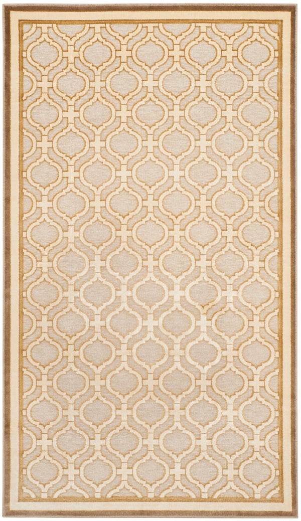 Safavieh Martha Stewart Hand Tufted Rug – Elegant Trellis Design In Luxurious Viscose, Made In Belgium Shortbread Viscose Pile Msr4445l-24