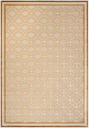 Safavieh Martha Stewart Hand Tufted Rug – Elegant Trellis Design In Luxurious Viscose, Made In Belgium Shortbread Viscose Pile Msr4445l-24