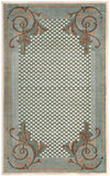 Safavieh Scrollwork Power Loomed Rug Blue 2'-7" x 4'