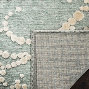 Safavieh Msr Luxurious Area Rug With Elegant Organic Pattern For Timeless Style And Comfort In Any Space Blue 75% Viscose,18% Polyester,7% Cotton Msr4449s-4