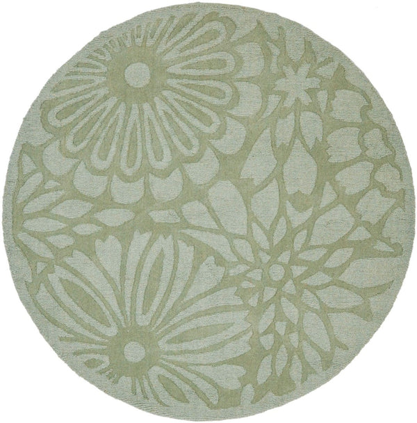 Safavieh Ms Exquisite Handloomed Area Rug - Bright Vermilion Floral Design For Cozy Home Elegance Pumpkin Seed Wool Pile Msr4536b-4