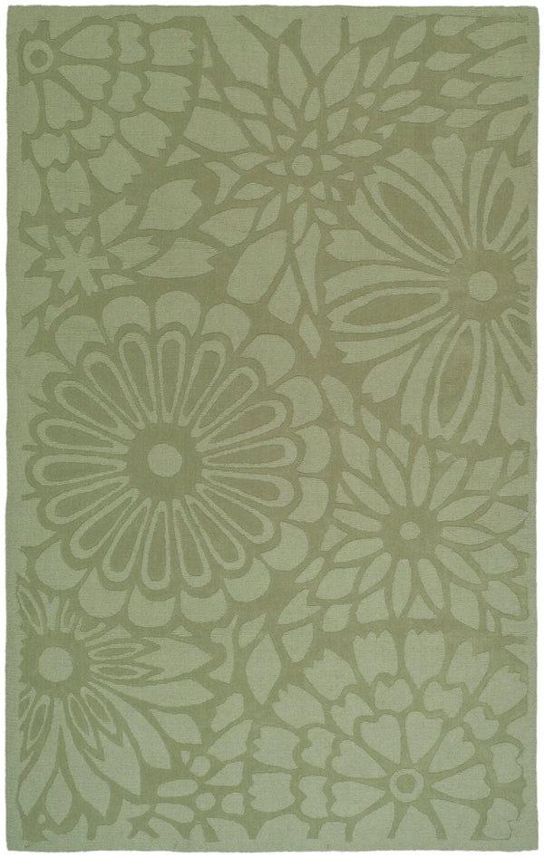 Safavieh Ms Exquisite Handloomed Area Rug - Bright Vermilion Floral Design For Cozy Home Elegance Pumpkin Seed Wool Pile Msr4536b-4