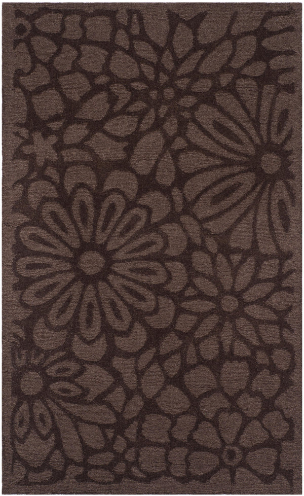 Safavieh Ms Full Bloom Area Rug - Handcrafted Wool Design With Vibrant Floral Motifs For Elegant Living Spaces Tilled Soil Wool Pile Msr4536d-3