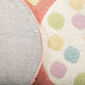 Safavieh Martha Stewart Egg Yolk Area Rug, Hand-tufted Wool, Cozy 4' X 4'4" Rectangle For Stylish Decor Egg Yolk Wool Msr4562a-4s