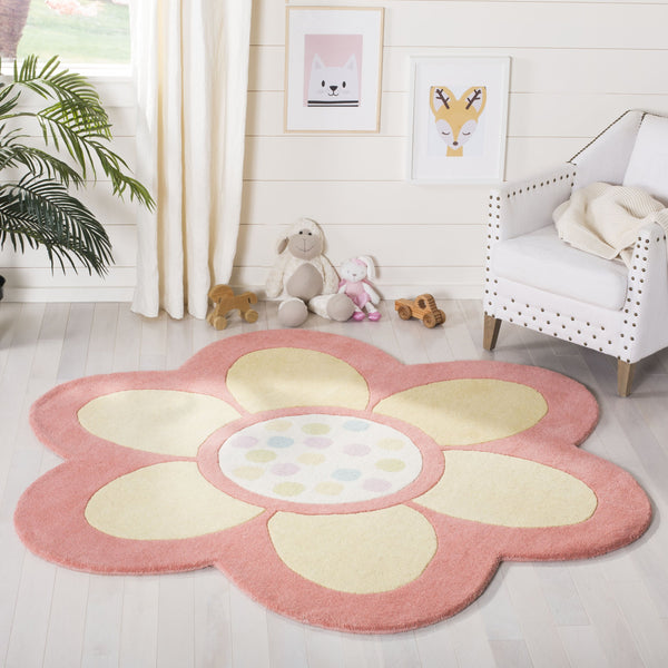 Safavieh Martha Stewart Egg Yolk Area Rug, Hand-tufted Wool, Cozy 4' X 4'4" Rectangle For Stylish Decor Egg Yolk Wool Msr4562a-4s
