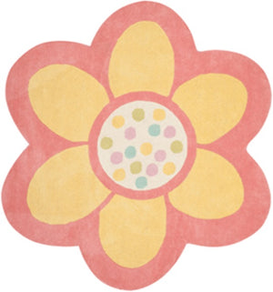 Safavieh Martha Stewart Egg Yolk Area Rug, Hand-tufted Wool, Cozy 4' X 4'4" Rectangle For Stylish Decor Egg Yolk Wool Msr4562a-4s