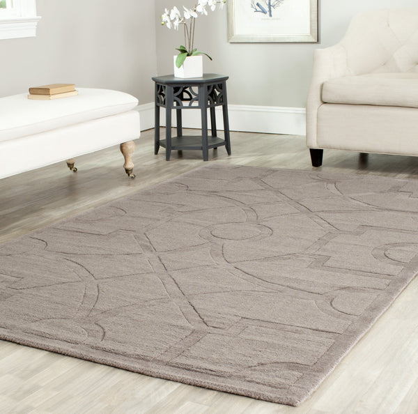 Safavieh Ms Hand Tufted Wool Area Rug - Luxurious Abstract Design For Timeless Elegance In Any Room Cavern Wool Msr4612a-3