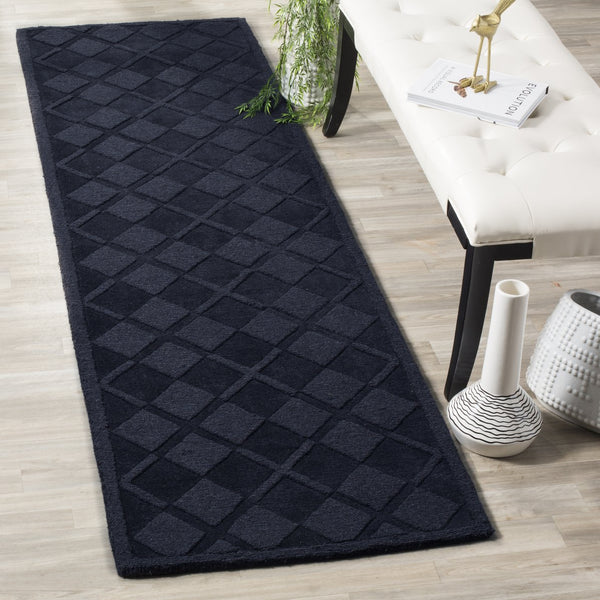 Safavieh Ms Argle 4616b Wrought Iron 8' X 10' Hand-tufted Wool Area Rug With Timeless Chic Geometric Design Wrought Iron Wool Msr4616b-8