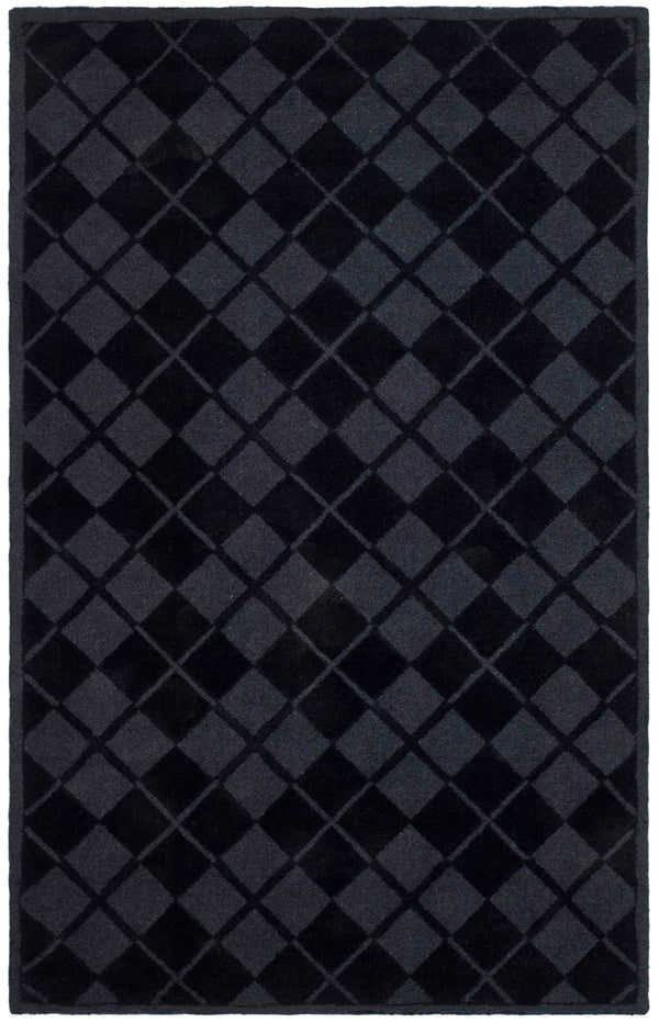 Safavieh Ms Argle 4616b Wrought Iron 8' X 10' Hand-tufted Wool Area Rug With Timeless Chic Geometric Design Wrought Iron Wool Msr4616b-8
