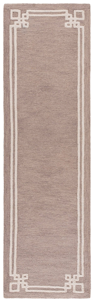 Safavieh Martha Hand-Tufted Light Grey And Ivory Wool-Cotton Rug, Low-Profile Minimalist Design For Modern Rooms 6'-0" x 9'-0" MSR4626F-6
