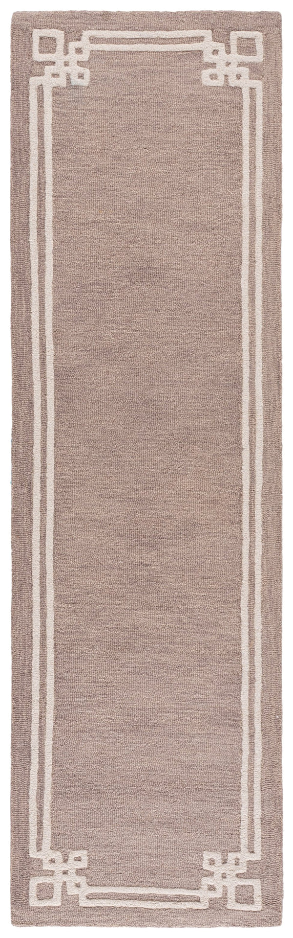 Safavieh Martha Hand-Tufted Light Grey And Ivory Wool-Cotton Rug, Low-Profile Minimalist Design For Modern Rooms 6'-0" x 9'-0" MSR4626F-6