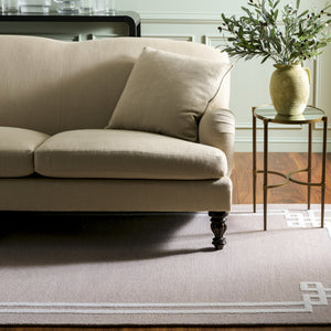 Safavieh Martha Hand-Tufted Light Grey And Ivory Wool-Cotton Rug, Low-Profile Minimalist Design For Modern Rooms 6'-0" x 9'-0" MSR4626F-6