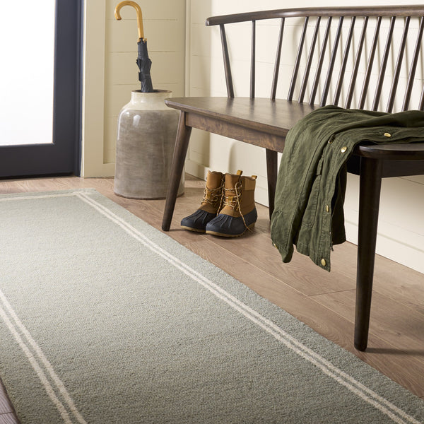 Safavieh Martha Sage Ivory Hand-Tufted Wool-Cotton Area Rug — Durable Low-Profile Modern Neutral Beauty 6'-0" x 9'-0" MSR4627W-6