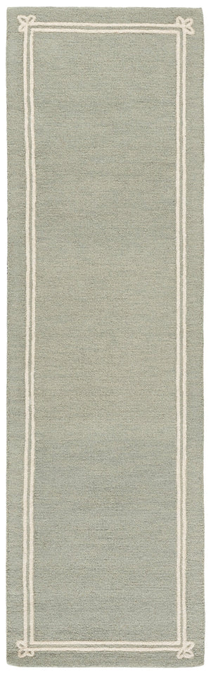 Safavieh Martha Sage Ivory Hand-Tufted Wool-Cotton Area Rug — Durable Low-Profile Modern Neutral Beauty 6'-0" x 9'-0" MSR4627W-6