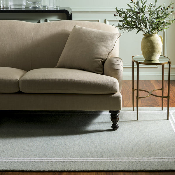 Safavieh Martha Hand-Tufted Sage And Ivory Area Rug, 80% Wool Low-Pile Elegance For Living Rooms And Studies 4'-0" x 6'-0" MSR4627W-4