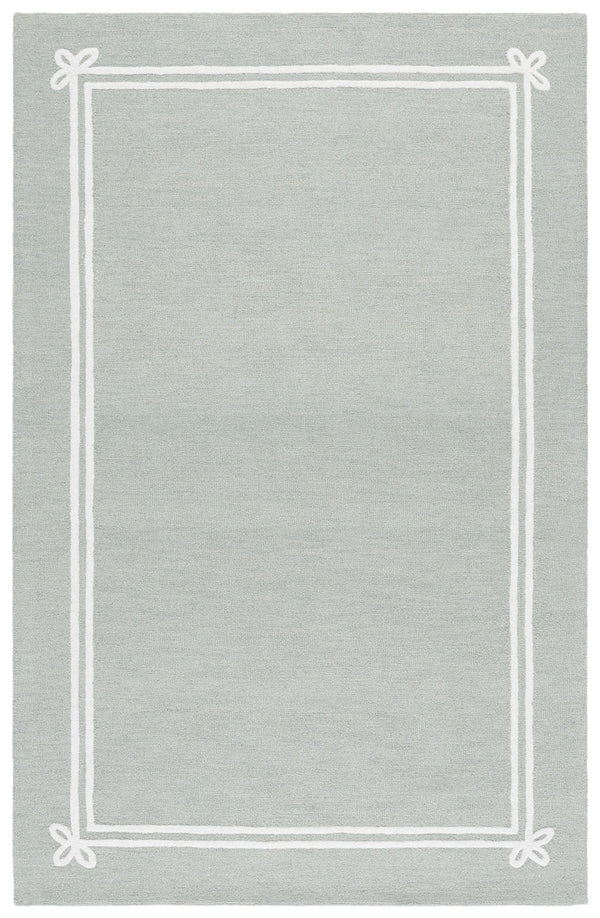 Safavieh Martha Sage Ivory Hand-Tufted Wool-Cotton Area Rug — Durable Low-Profile Modern Neutral Beauty 6'-0" x 9'-0" MSR4627W-6