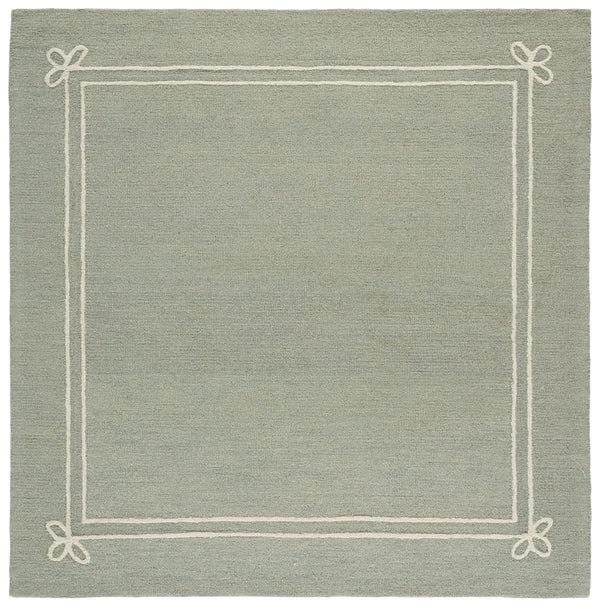 Safavieh Martha Hand-Tufted Sage And Ivory Area Rug, 80% Wool Low-Pile Elegance For Living Rooms And Studies 4'-0" x 6'-0" MSR4627W-4