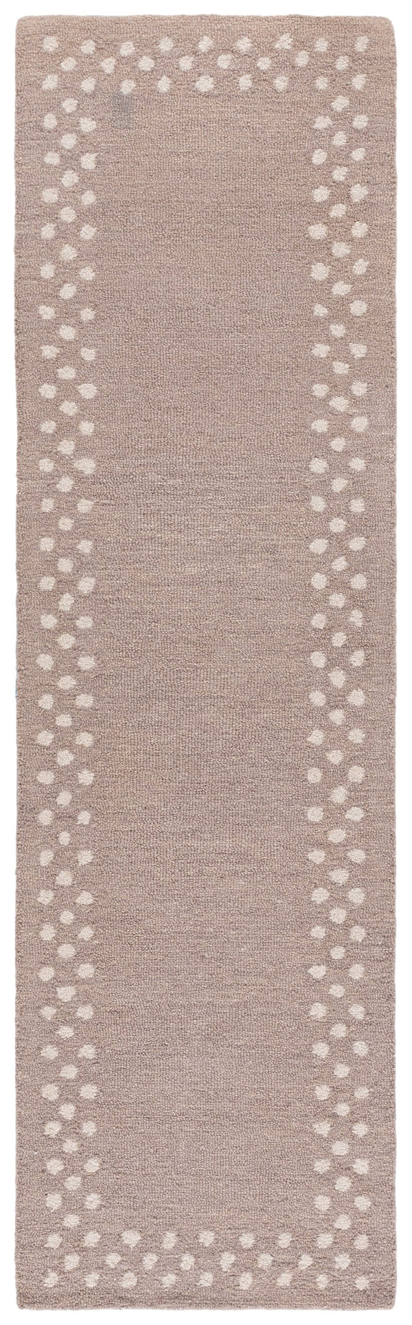Safavieh Martha Hand-Tufted Light Grey Ivory Runner Rug, Wool-Cotton Blend, Low-Profile Modern Hallway Elegance 2'-3" x 8'-0" MSR4628F-28