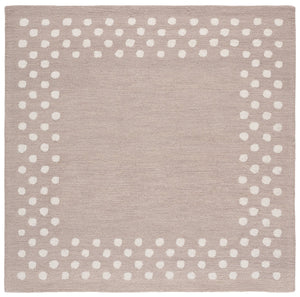 Safavieh Martha Hand-Tufted Light Grey Ivory Runner Rug, Wool-Cotton Blend, Low-Profile Modern Hallway Elegance 2'-3" x 8'-0" MSR4628F-28