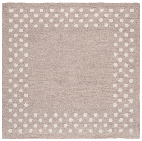 Safavieh Martha Hand-Tufted Light Grey Ivory Runner Rug, Wool-Cotton Blend, Low-Profile Modern Hallway Elegance 2'-3" x 8'-0" MSR4628F-28