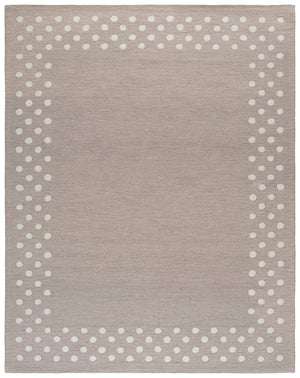 Safavieh Martha Hand-Tufted Light Grey Ivory Runner Rug, Wool-Cotton Blend, Low-Profile Modern Hallway Elegance 2'-3" x 8'-0" MSR4628F-28