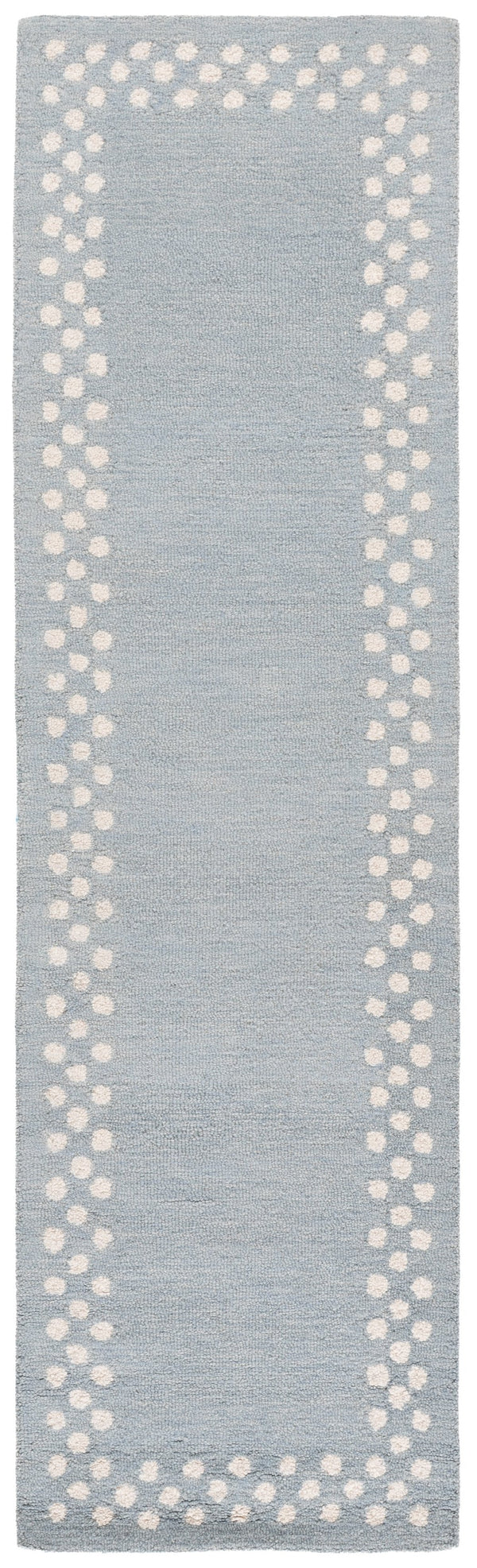 Safavieh Martha Hand‑Tufted Light Blue And Ivory Area Rug — Wool‑Cotton Blend, Low‑Pile Modern Minimalist Design 4'-0" x 6'-0" MSR4628L-4