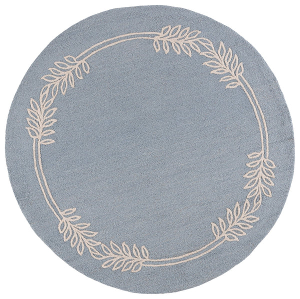 Safavieh Martha Light Blue Ivory Runner Rug — Hand-Tufted Wool-Cotton Blend, Low-Profile Modern Elegance 2'-3" x 8'-0" MSR4629L-28