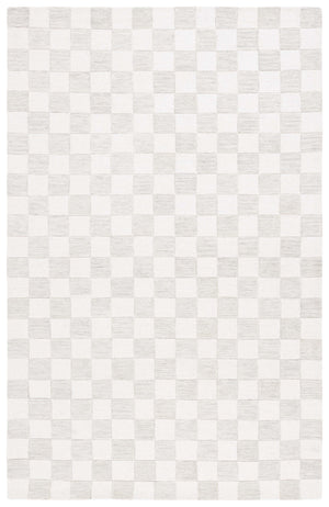 Safavieh Msr Contemporary Hand-tufted Area Rug - Luxurious Checkerboard Design For Modern Elegance In Any Room Beige ,Ivory 80% Wool,20% Cotton Msr4760b-4