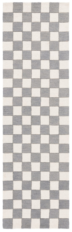 Safavieh Msr4760 Chelsea Hand Tufted 80% WOOL, 20% COTTON Contemporary Rug Grey / Ivory MSR4760F-8