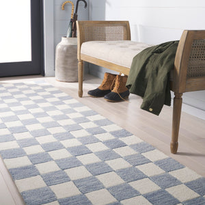 Safavieh Msr Timeless Elegance Hand-tufted Area Rug - Luxurious Comfort And Style For Any Living Space Light Blue ,Ivory 80% Wool,20% Cotton Msr4760l-6