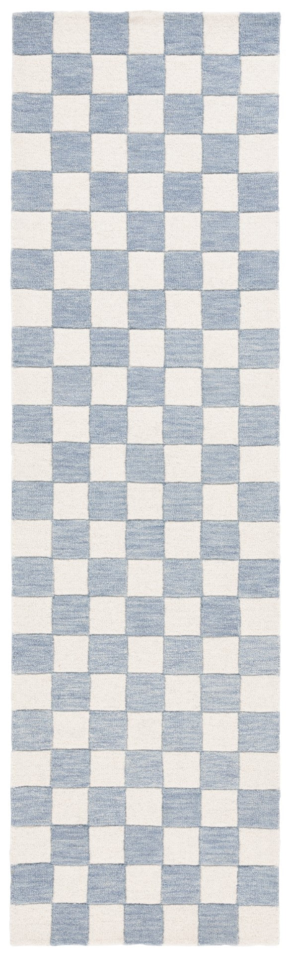 Safavieh Msr4760 Chelsea Hand Tufted 80% WOOL, 20% COTTON Contemporary Rug Light Blue / Ivory MSR4760L-8