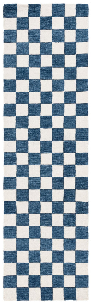 Safavieh Msr4760 Chelsea Hand Tufted 80% Wool 20% Cotton Contemporary Rug Blue / Ivory MSR4760M-6R