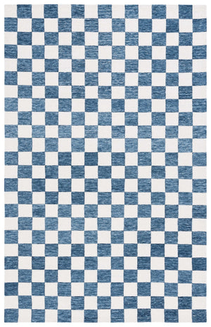 Safavieh Msr4760 Chelsea Hand Tufted Contemporary Rug Blue / Ivory 5' x 8'