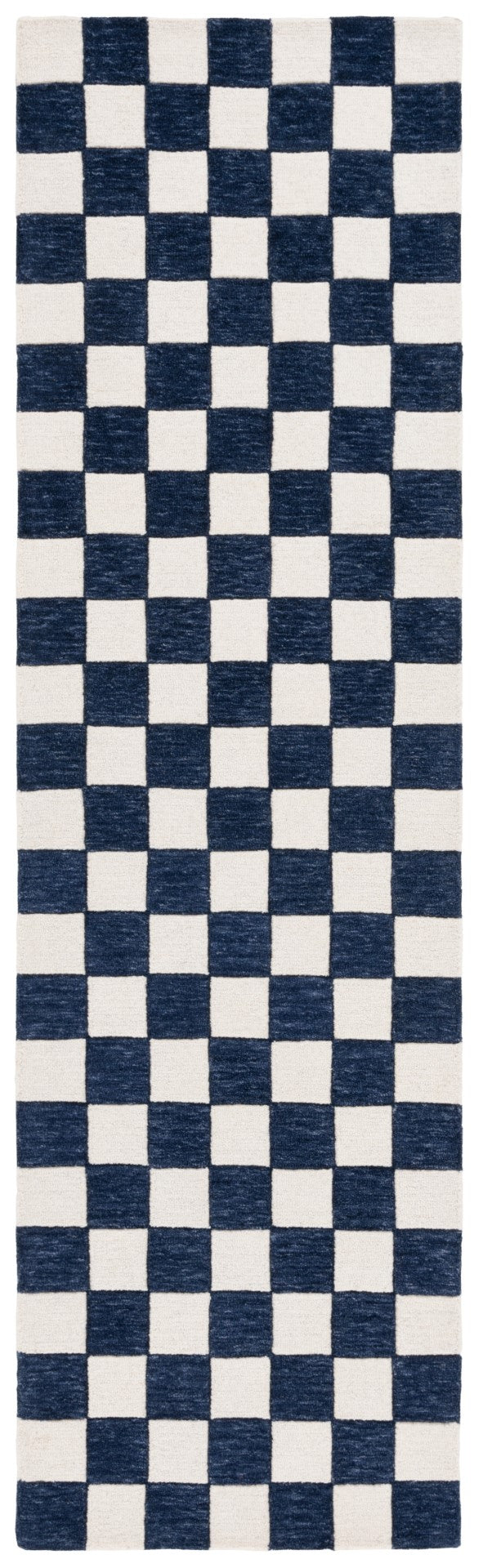 Safavieh Msr4760 Chelsea Hand Tufted 80% WOOL, 20% COTTON Contemporary Rug Navy / Ivory MSR4760N-8