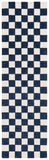 Safavieh Msr4760 Chelsea Hand Tufted 80% WOOL, 20% COTTON Contemporary Rug Navy / Ivory MSR4760N-8