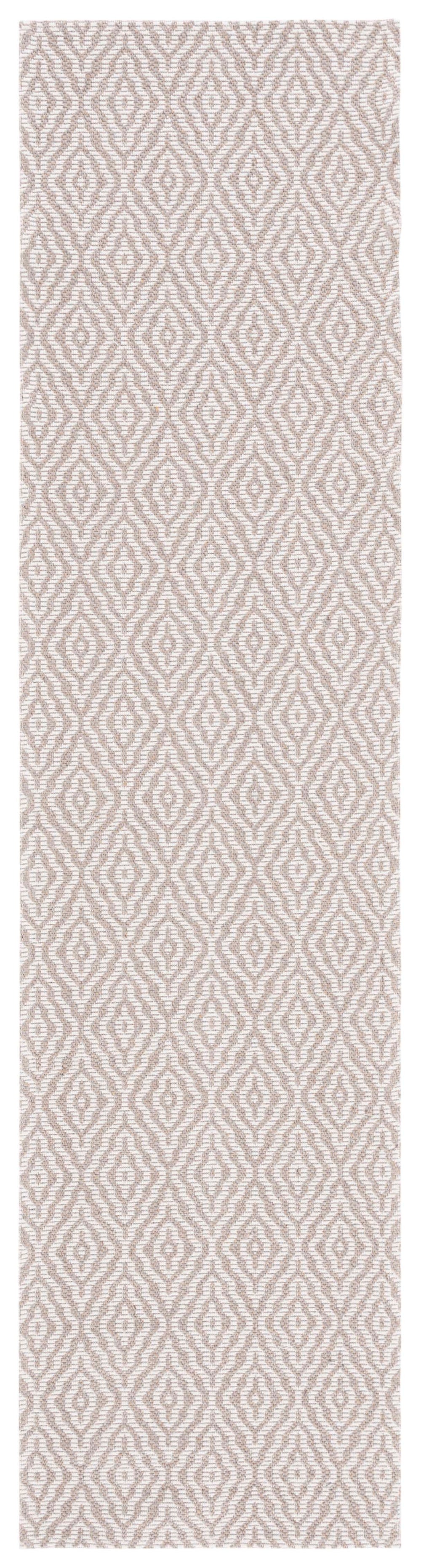 Safavieh Martha Stewart Cotton Area Rug: Elegant Geometric Design For Timeless Home Decor And Comfort Taupe ,Cream 100% Cotton Msr484e-25