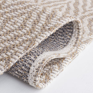 Safavieh Martha Stewart Cotton Area Rug: Elegant Geometric Design For Timeless Home Decor And Comfort Taupe ,Cream 100% Cotton Msr484e-25