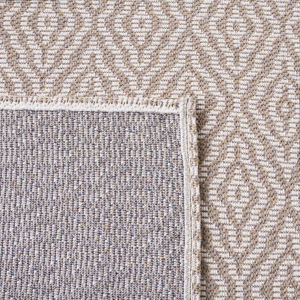 Safavieh Martha Stewart Cotton Area Rug: Elegant Geometric Design For Timeless Home Decor And Comfort Taupe ,Cream 100% Cotton Msr484e-25