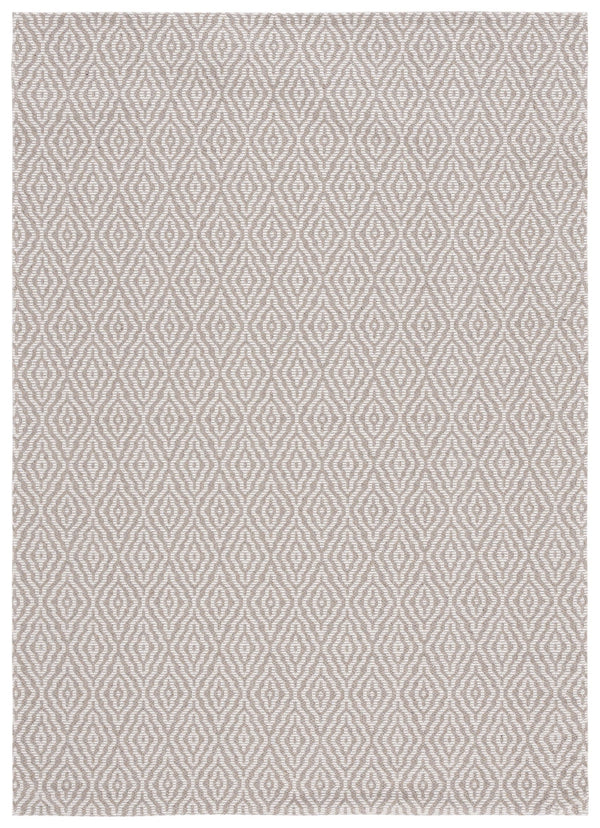 Safavieh Martha Stewart Cotton Area Rug: Elegant Geometric Design For Timeless Home Decor And Comfort Taupe ,Cream 100% Cotton Msr484e-25