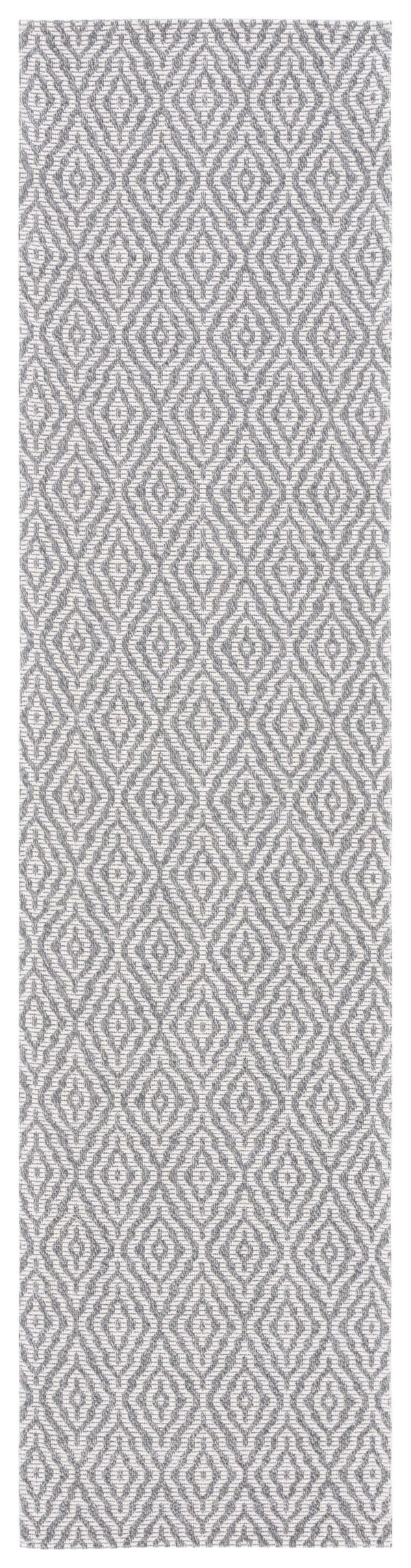 Safavieh Martha Stewart Cotton Area Rug: Elegant Geometric Design For Timeless Home Decor And Comfort Grey ,Ivory 100% Cotton Msr484f-4